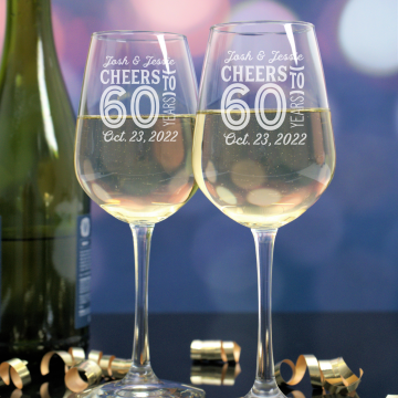 Milestones | Personalized 12.5oz Wine Glass